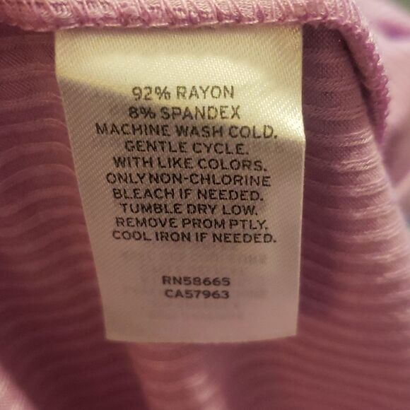 BP Nordstrom Womens One Shoulder Rib Cropped Tank Top Purple Tulip Size 2X NWOT - Picture 4 of 4